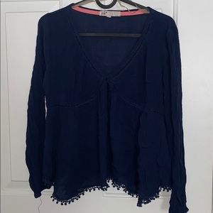 Long sleeve blouse